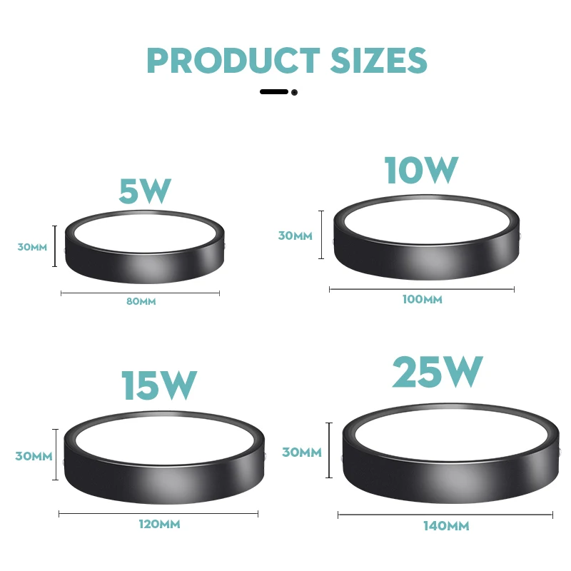 Led 통 LED 스포트 라이트 천장 10W15W 25W 표면 장착 통 거실 자리 천장에 대 한 얇은 접이식 스포트라이트