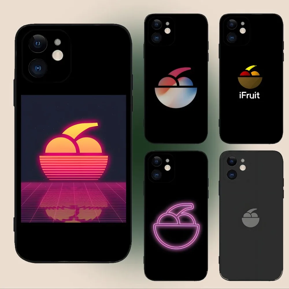 Чехол IFruit для телефона iPhone 15,14,13,12,11,Plus,Pro Max,XS,X,XR,SE,Mini,8,7 мягкий силиконовый черный чехол