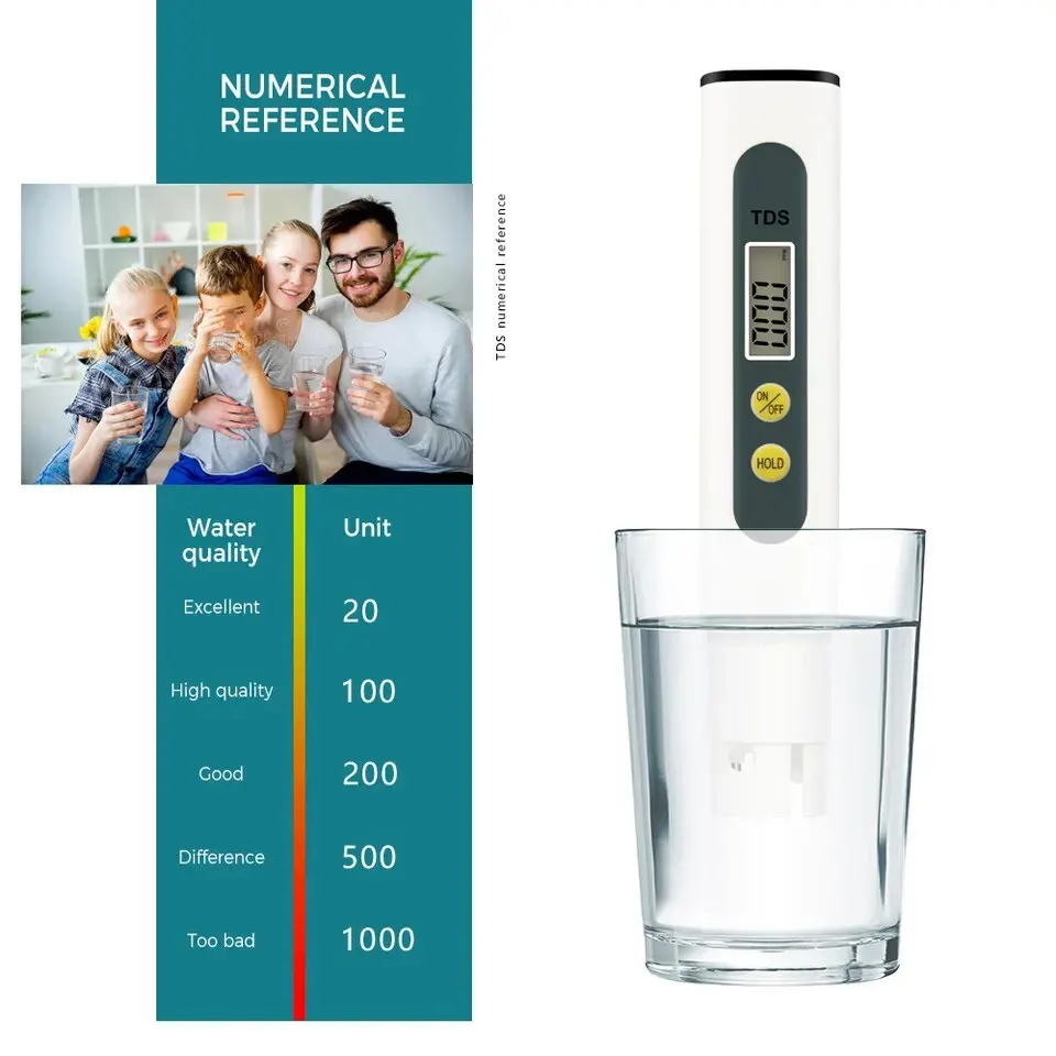 Water Quality Testing Pen TDS Meter for Household Drinking Water