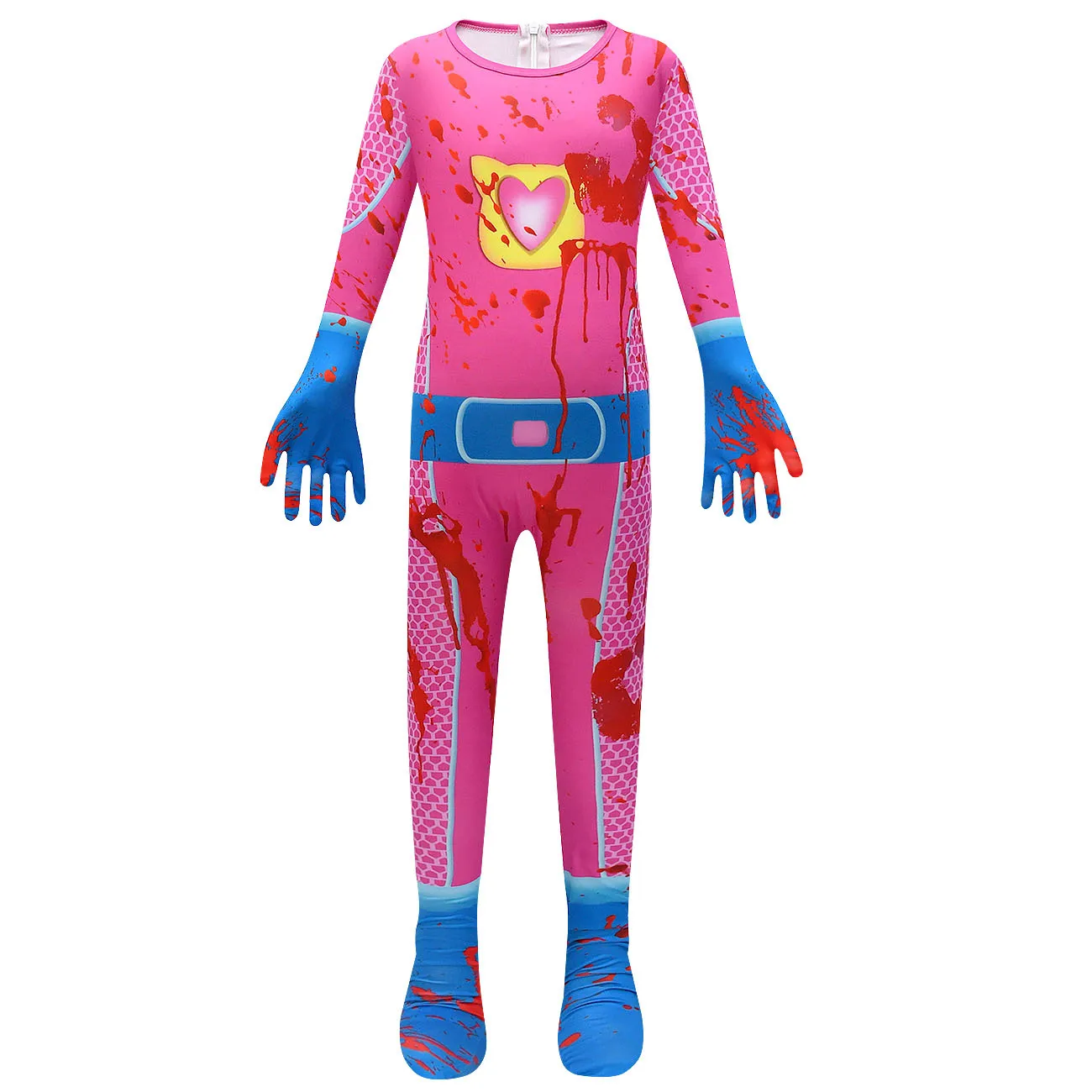 SuperKitties Cosplay Costume Terrifying with Blood Halloween Children  Role-playing Super Kitties Jumpsuit and Cute Pajamas Kids - AliExpress