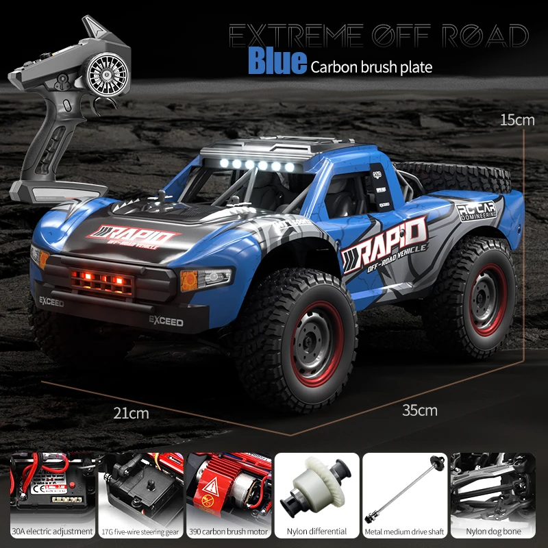 Crawler Buggy RC 4WD 2.4GHz - Brushed/Brushless motor, 1/10 schaal