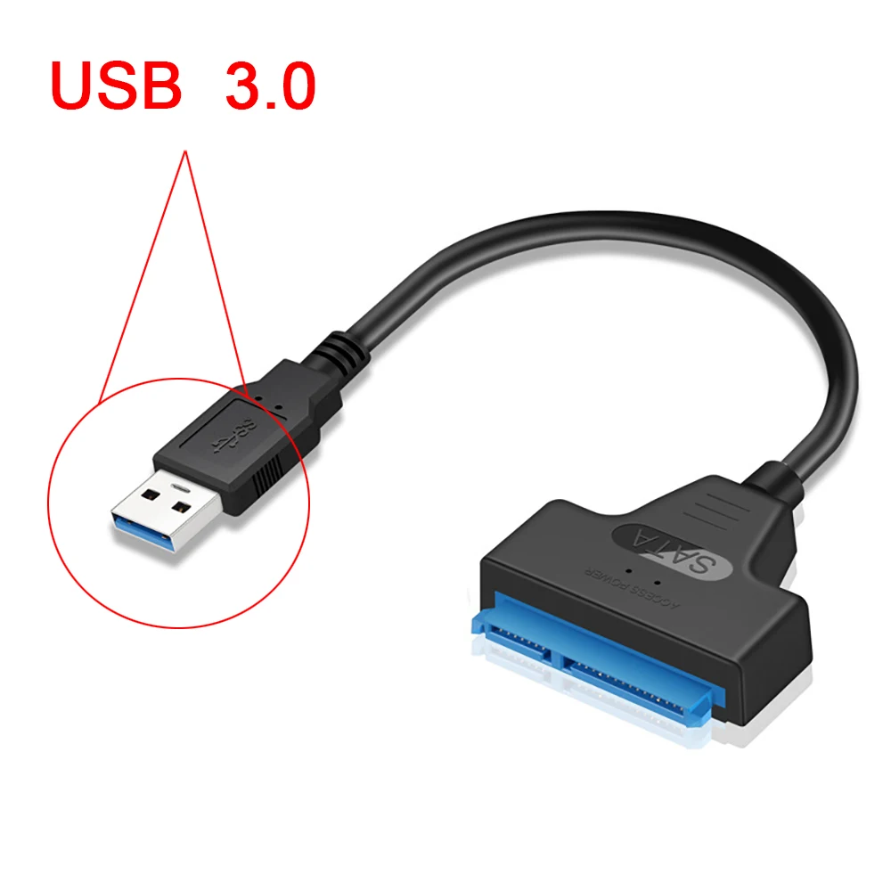 spdif cable Usb Sata Cable Sata 3 To Usb 3.0 Computer Cables Connectors Usb 2.0 Sata Adapter Cable Support 2.5 Inches Ssd Hdd Hard Drive toslink cable Cables & Adapters