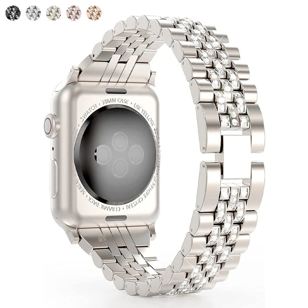 Apple Watch Band Stainless Steel  Iwatch Ultra Watch Band Luxury - Luxury  Women Band - Aliexpress