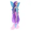 Classic Mermaid Doll Toys Figures With Glittering Tail Wing #C 1
