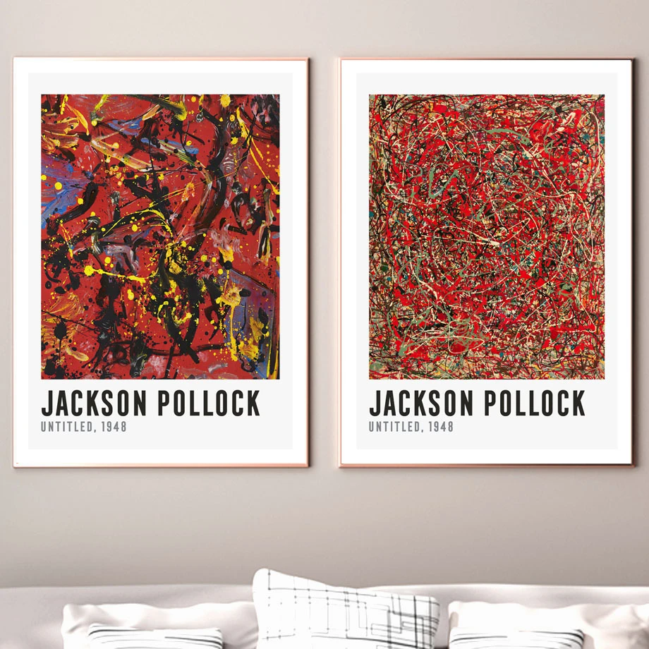 cabine maximaliseren Fondsen Jackson Pollock Fauvism Line Abstract Wall Pop Art Canvas Painting Nordic  Posters And Prints Wall Pictures For Living Room Decor - Painting &  Calligraphy - AliExpress