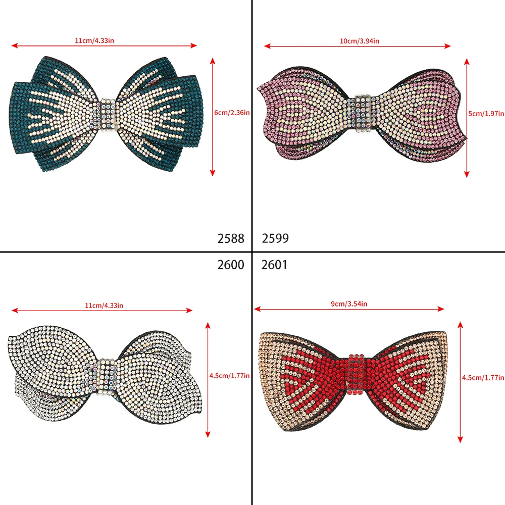 Épingle à cheveux multi-styles en strass, Double nœud, Clip de printemps, Clip féerique, épingle à cheveux arrière, Barrettes, bandeau pour femmes