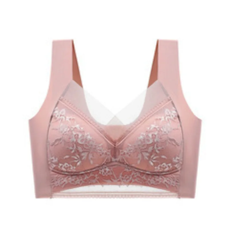 Seamless Lace Bra - Large Size Underwear | Breathable Thin Bra With Beautiful Back