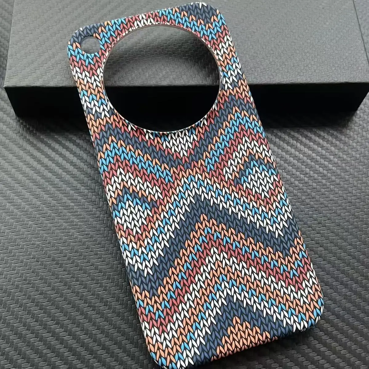 Enhanced Carbon Fibre Slim Protective Hard PC Back Cover Case