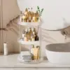 Transparent makeup rotating storage organizer Acrylic makeup organizer 3