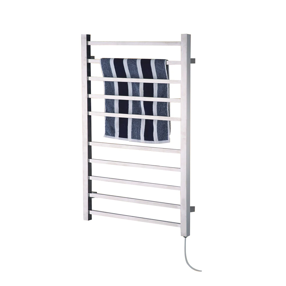 Factory Direct Sale Bathroom Towel Bar Stainless Steel Towel Warmers Electric Heated Towel Rack