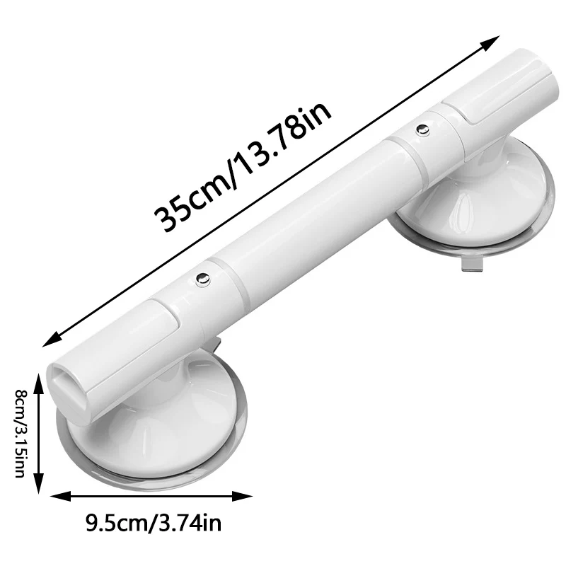 Non-Slip Bathroom Safety Handle with Suction Grip