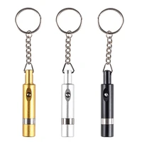 Portable Cigar Punch Cutter With Key Ring Mini Cigar Puncher Pull Hole Cigar Metal Gadget poinçon à cigare zigarrenbohrer 1