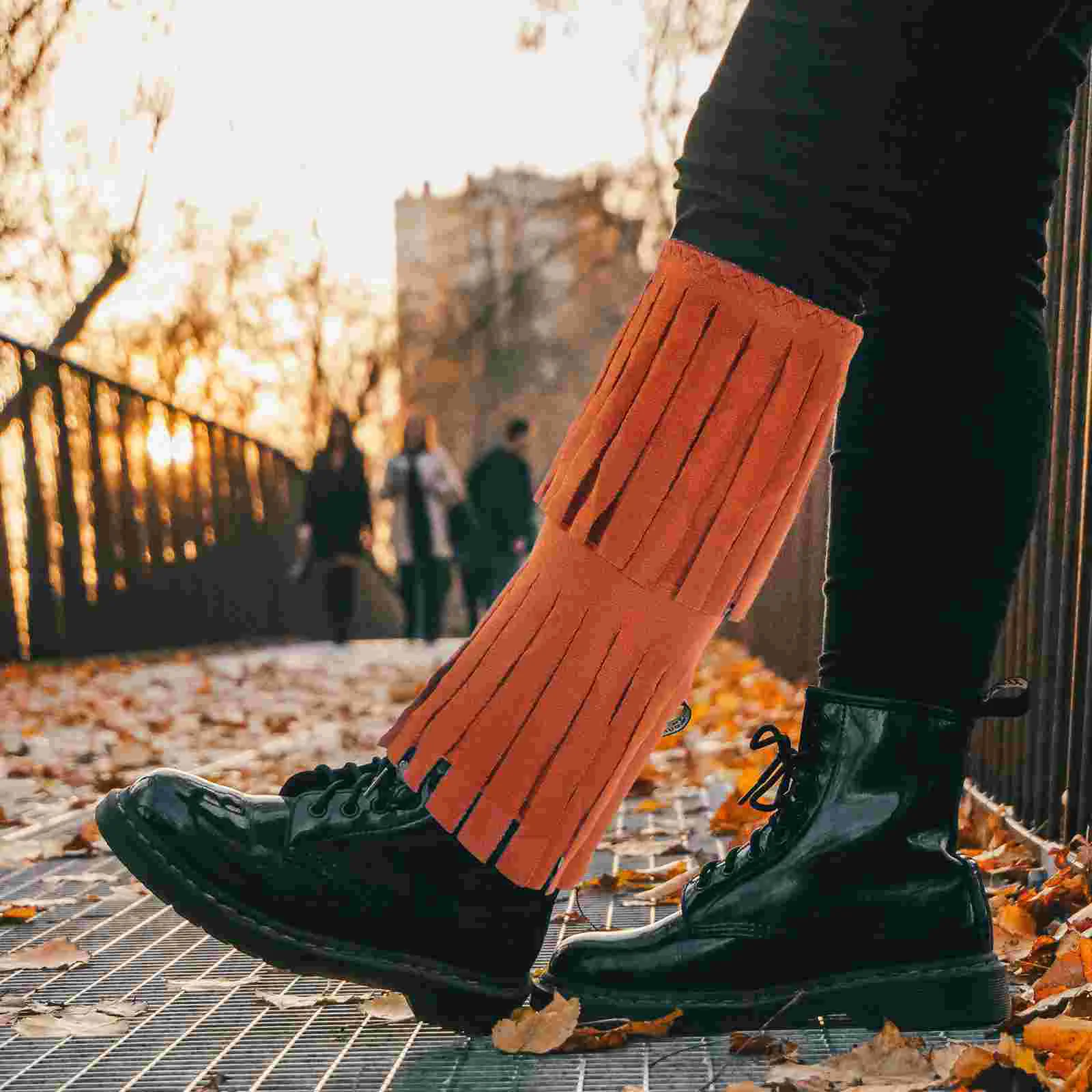 

Хиппи ботинки, аксессуары для музыкального фестиваля, украшение с бахромой, женские ботинки, украшения из полиэстера для карнавала