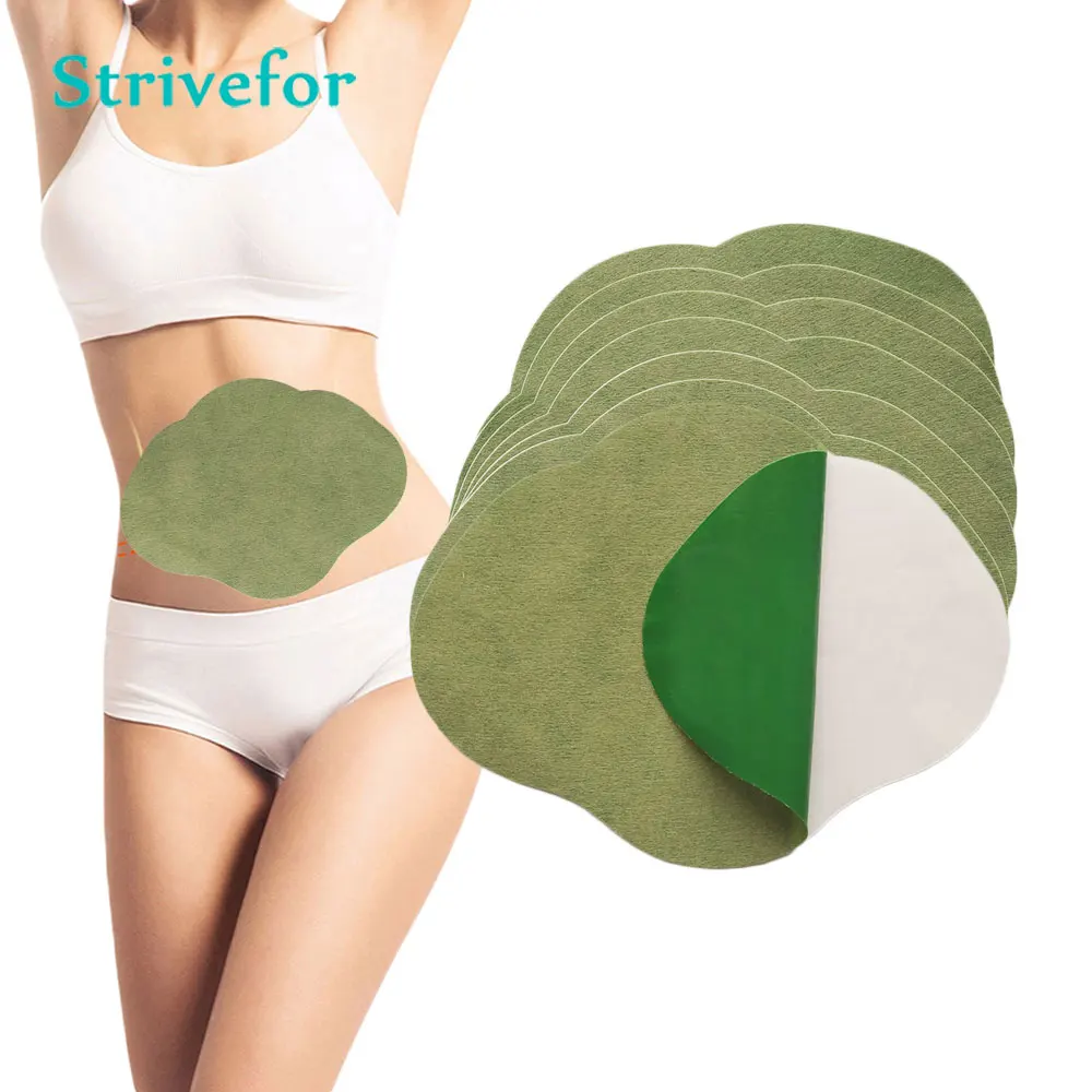 

30pcs Unisex Waist Slim Patch Wormwood Weight Loss Navel Sticker Body Sculpting Slimming Products Fat Burning Big Size B0021