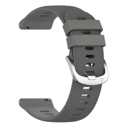 22mm Premium Silicone Watchband Bracelet - Universal Fit and Stylish Design for 1pecs 22MM (Mystic Grey)