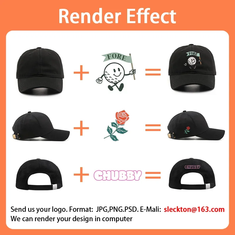 Custom Logo Embroidery 5-panel Cotton Hat for Men and Women Baseball Hats Wholesale Design Print Skateboard Outdoor Camping Cap 5