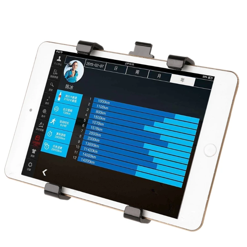 Nový muzika mikrofon depo držák namontovat tablet blok vzduch tab 7 na 11inch 360° otočný depo jízdní kolo fitka řídítka namontovat