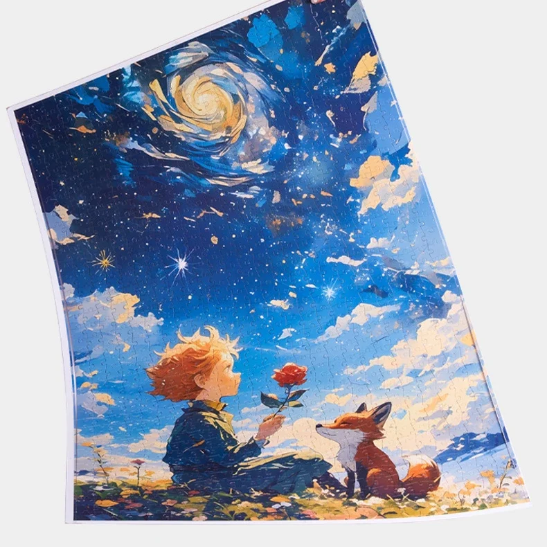 Jigsaw Puzzles Adult 1000 Pieces Little Boy Puzzle Toy Intelligence Stress Reduction Cartoon Festival Present