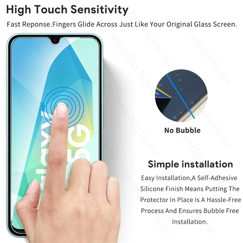 Clear 9H Tempered Glass Screen Protector Film - Premium Protection