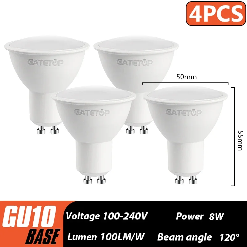 gu10 8W 120degree