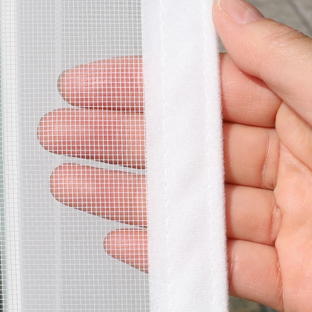 Écran de fenêtre – Installation sans outil de défense contre les moustiques et la poussière Maille ultra fine et respirante pour la plupart des fenêtres et portes de patio 4