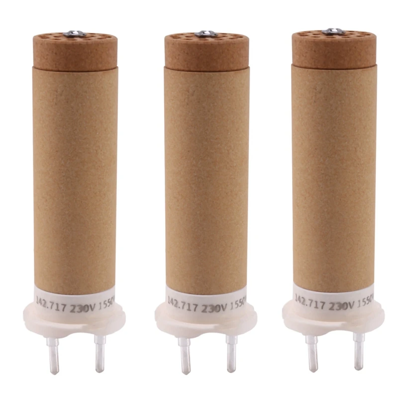 

Promotion! 3X New 142.717 230V 1550W Ceramic Heating Elements For TRIAC ST/TRIAC AT Hot Air Tool