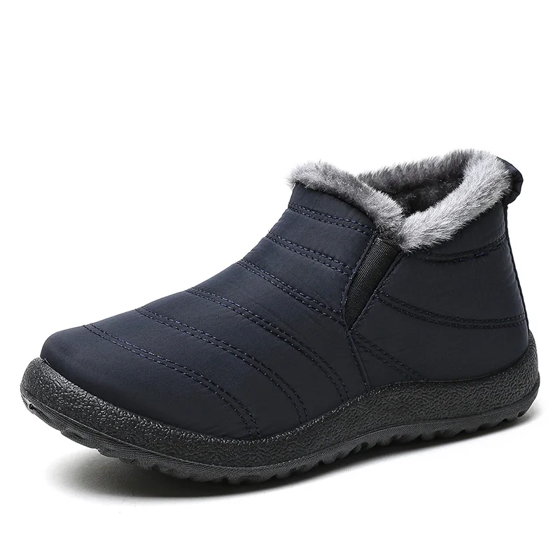 Women's Winter Sneakers Stylish Fur Slip On Casual Shoes