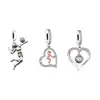 HuooNew Fit Original Brand Charm Bracelet 925 Sterling Silver Jumping Volleyball Girl Beads Pendant For Making Berloque 2022 New 1