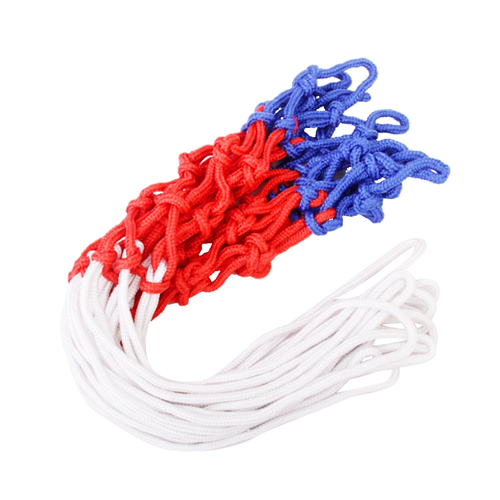 Basketball Net Basketball Net Red White & Blue 6mm Nylon Hoop Goal Rim STANDARD