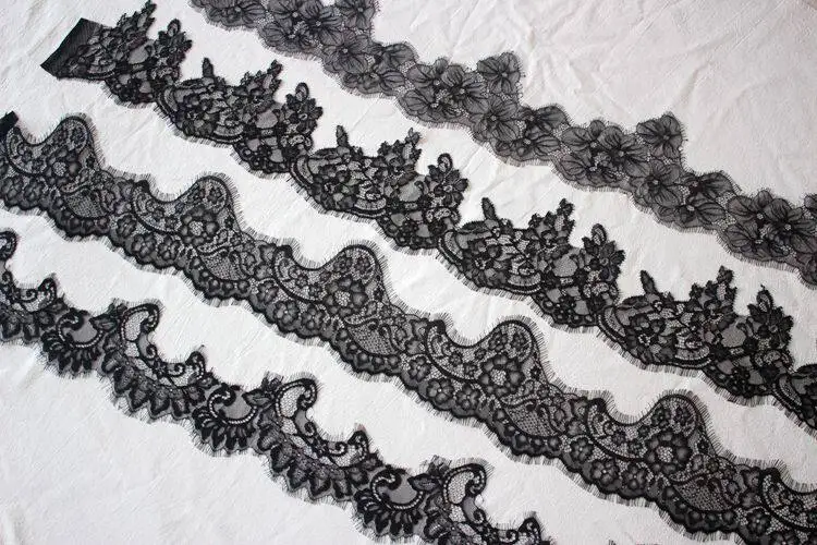 Hautfreundliche, unregelmäßige, gewellte Wimpern, Spitze, DIY-Hochzeitskleid, Rock, Nähgarn, Kopfgarn, Kanten-Nähzubehör – Detail 12