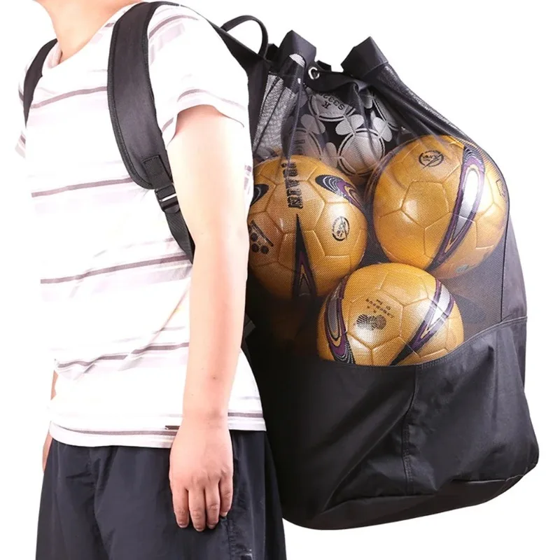 Large Mesh Sports Ball Bag 1