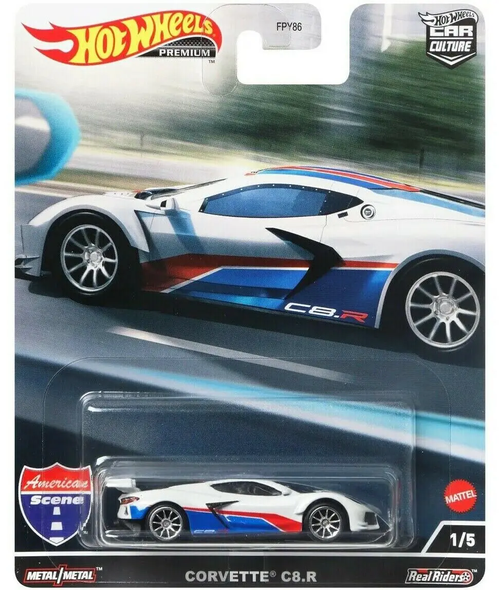 HOT WHEELS 1:64 Car Corvette C8.R 20 Dodge Charger Hellcat Tesla Roadster Ford Bronco R 69 Chevelle SS Culture American Scene - Image 2
