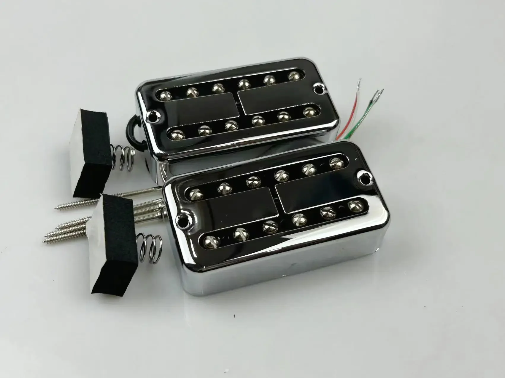 Upgraded Vintage FilterTron Style Guitar Humbucker Pickup Chrome N