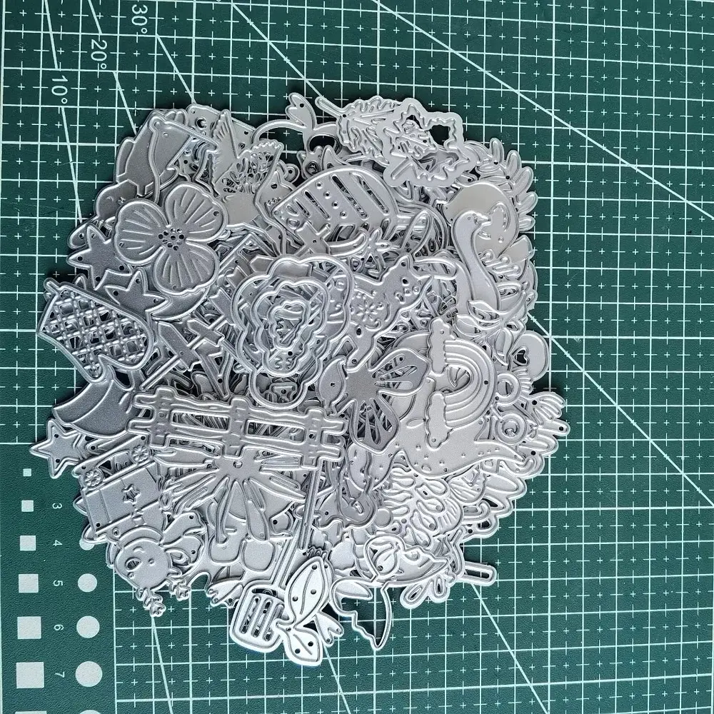 Mystery Box Randomly Selected Lucky Bags Small Animals Leaves Letters Flower Metal Cutting Dies for Scrapbook Stencils