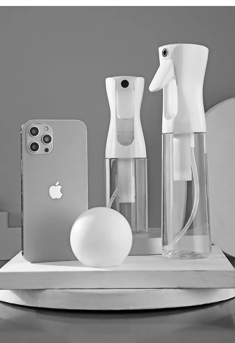 500/300/200ml Hair Spray Bottle Refillable Bottles Continuous Mist Watering Can Automatic Salon Barber Water Sprayer Hair Tools 6