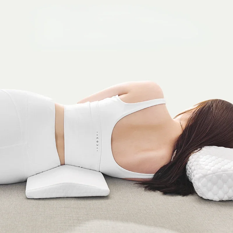 Memory Foam Lumbar Pillow for Pregnant Women Orthopedic Triangle Waist Back Support Cushion Slow Rebound Comfort Relief 5