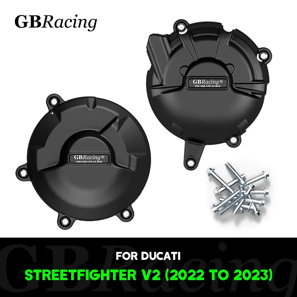 GB Racing Engine Cover STREETFIGHTER V2 For DUCATI Motorcycle Alternator Clutch Protection Cover Accessories Parts