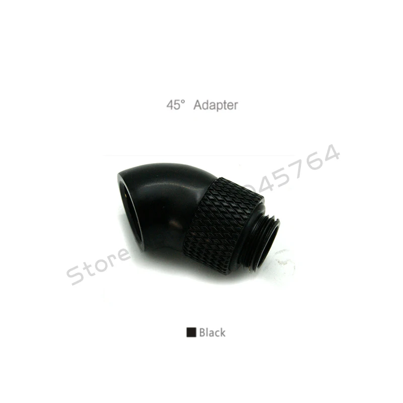 Multi-Angle Elbow Adapter with 360° Rotatable Compression Connector - Available in Three Colors