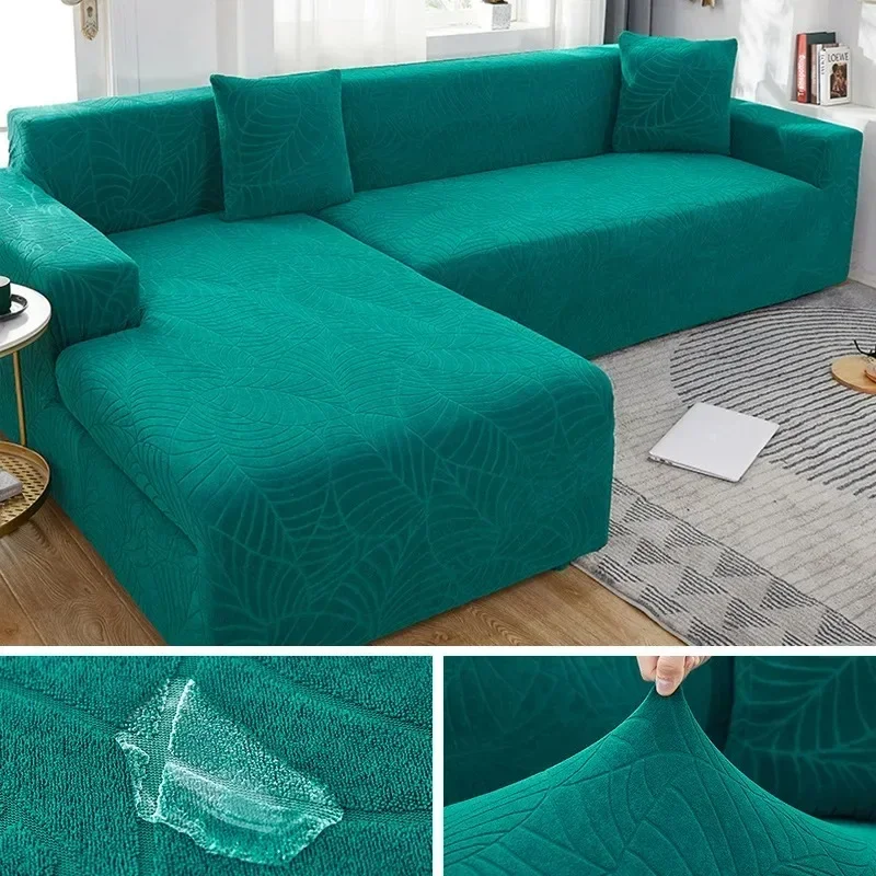 Sofa Covers Thicken Jacquard for Living Room 1/2/3/4 Seater L-shaped Corner