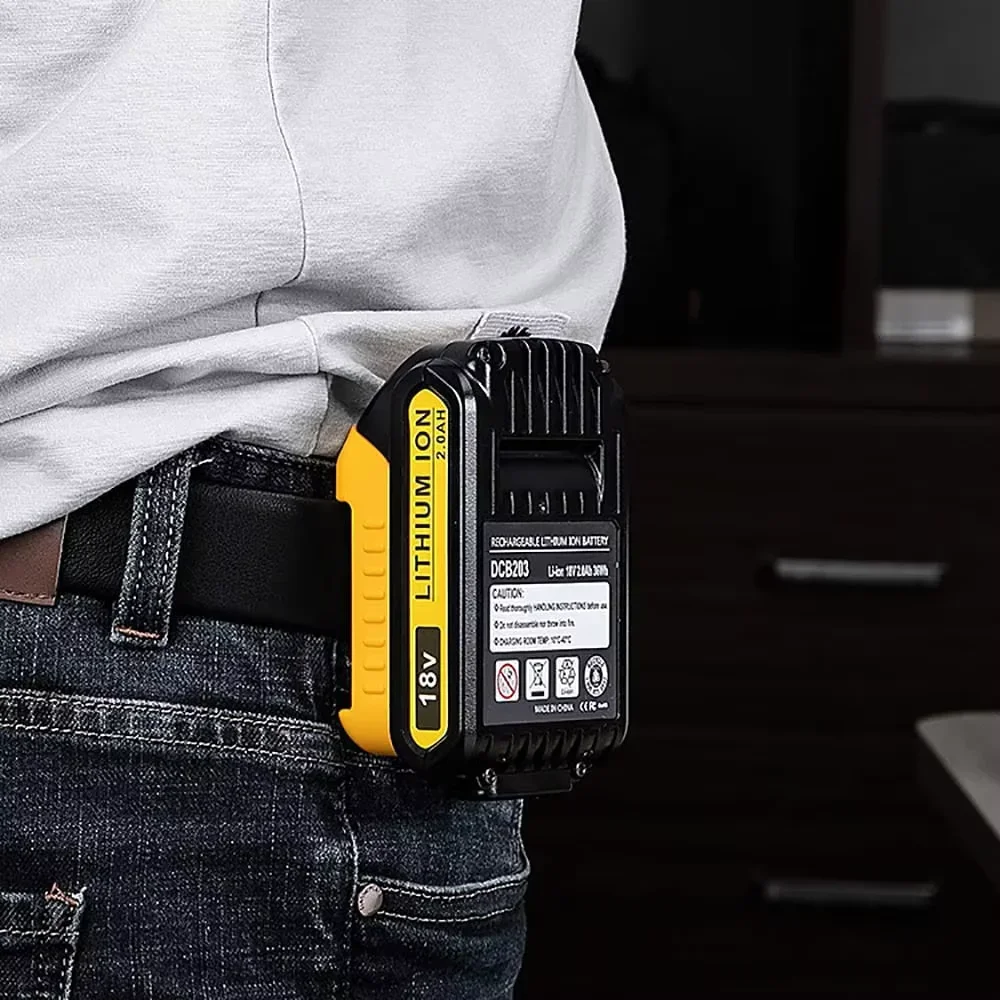 5PCS Kunststoff Batterie Lagerung Fall Halter Rack für Makita/Bosch/Dewalt/Milwaukee 18V Li-Ion Geräte maschine Bohrer batterie Halter – Detail 6