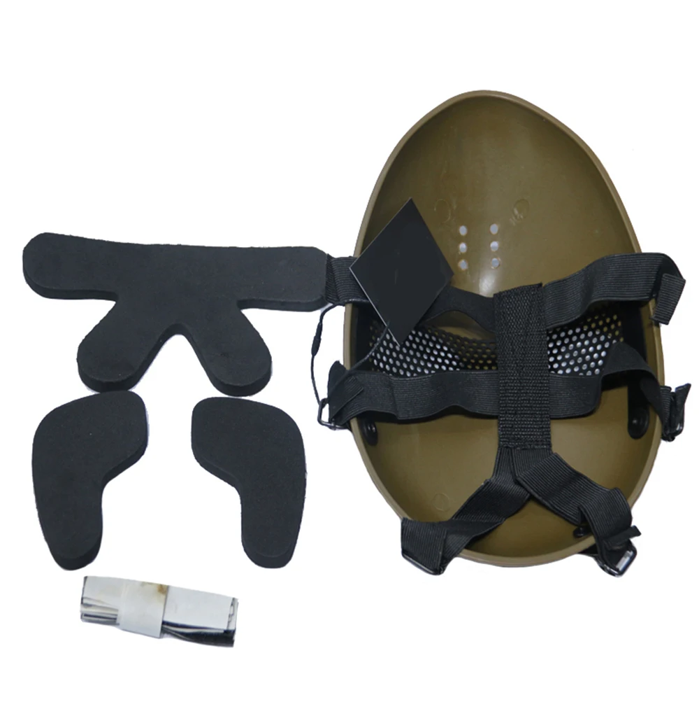 Tactical Paintball Combat Mask Hunting Airsoft CS Games Full Face Steel Mesh Eye Safety Protective Mask