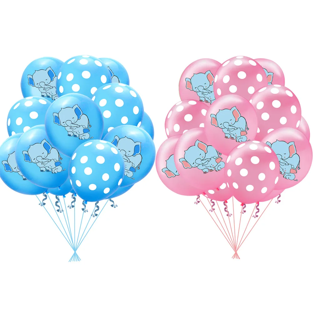 新しい象のゴム風船性別の強さの男の子と女の子のテーマ誕生日