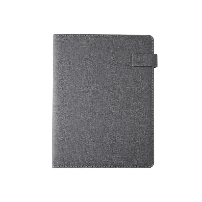 File Folder Document Organizer Leather Multifunctional A4 Conference Folder Business Stationery Contract File Folders Zippered Organizer Card Holder 1pc