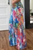Plus Size Festival Multicolor Graphic Pocket Denim Straight Leg Jeans 2