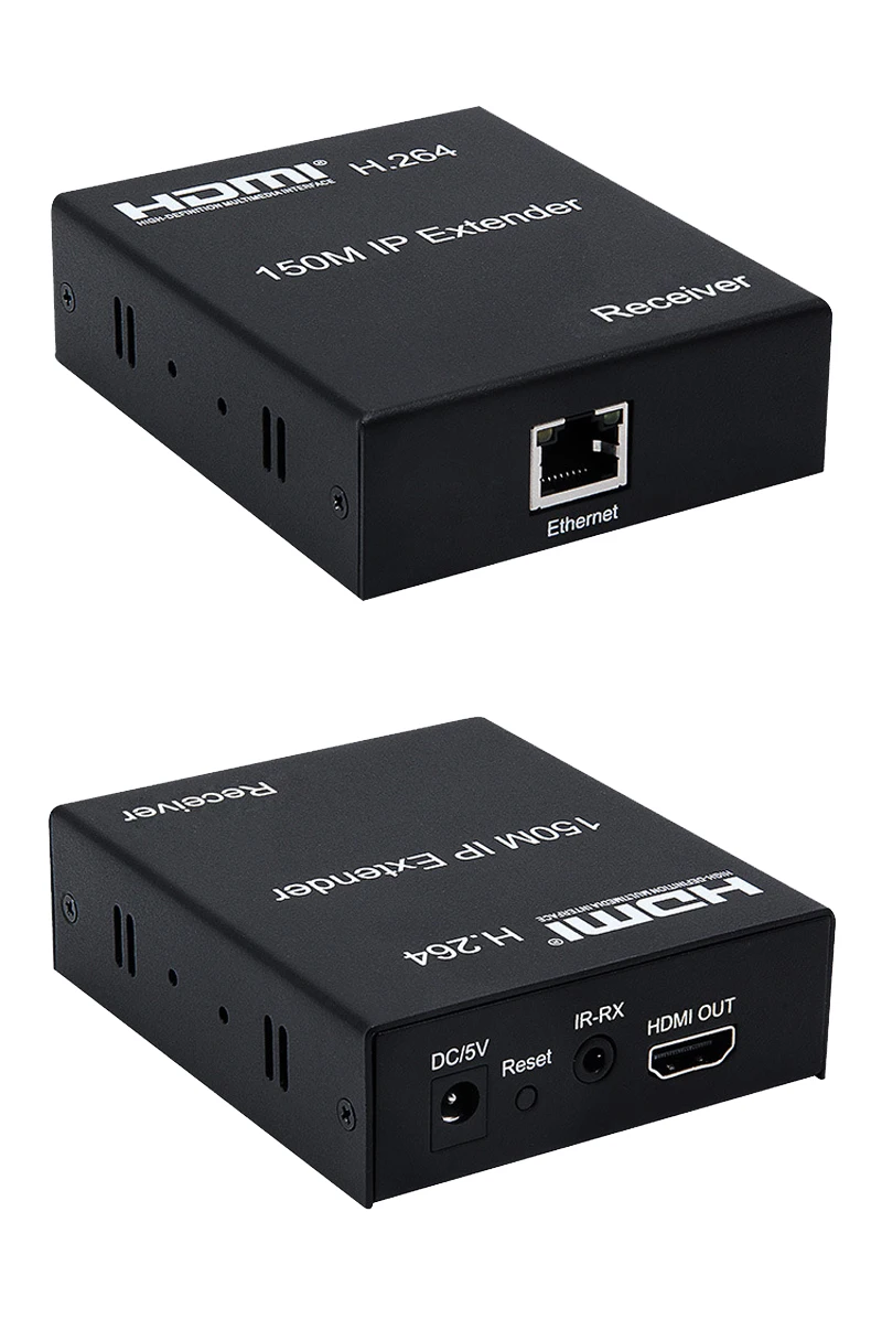 RJ45 ̴ Cat5e Cat6 ̺, Ʈũ ġ , 150M HDMI IP ͽٴ, IR  ۽ű 1 ,  ű
