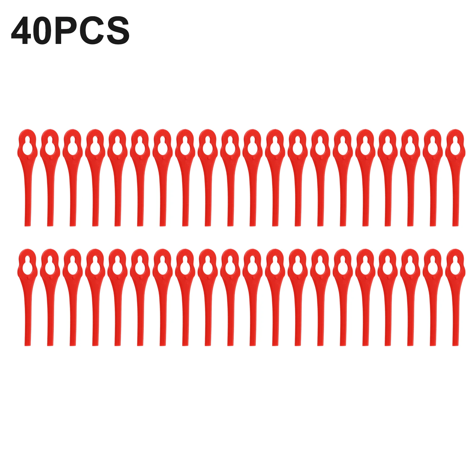 

40 шт. Пластиковые лезвия для Parkside PRTA 20-LiA1 LIDL IAN 311046 садовые ремонтные инструменты для газонокосилки Триммер лезвия для травы