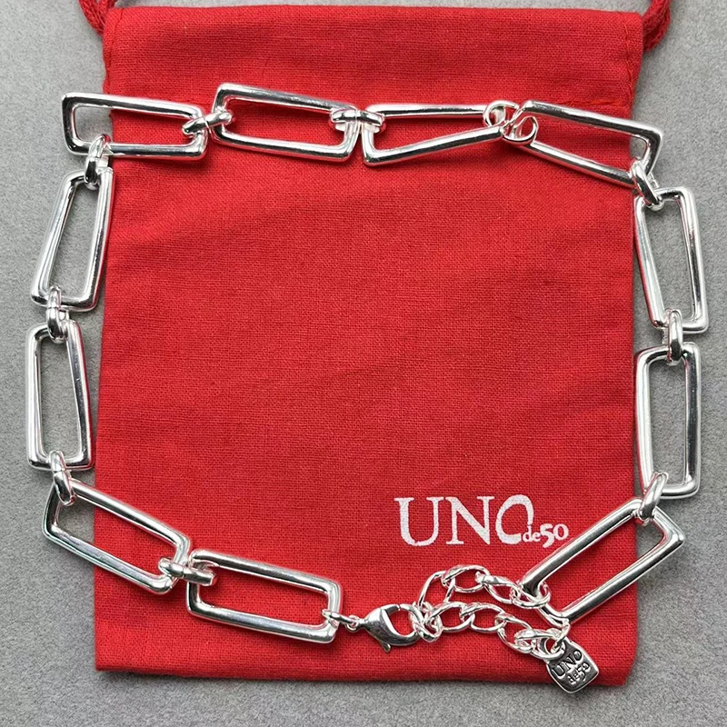 

Новинка 2023, unode 50, лидер продаж, модное ожерелье в европейском и американском стиле, Женская романтическая Подарочная сумка для ювелирных изделий