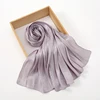 Nouveau Premium Shimmer soie Hijab écharpe femmes luxe Medine soie voile musulman femmes Hijab brillant châle islamique Turban Haedscarf enveloppes