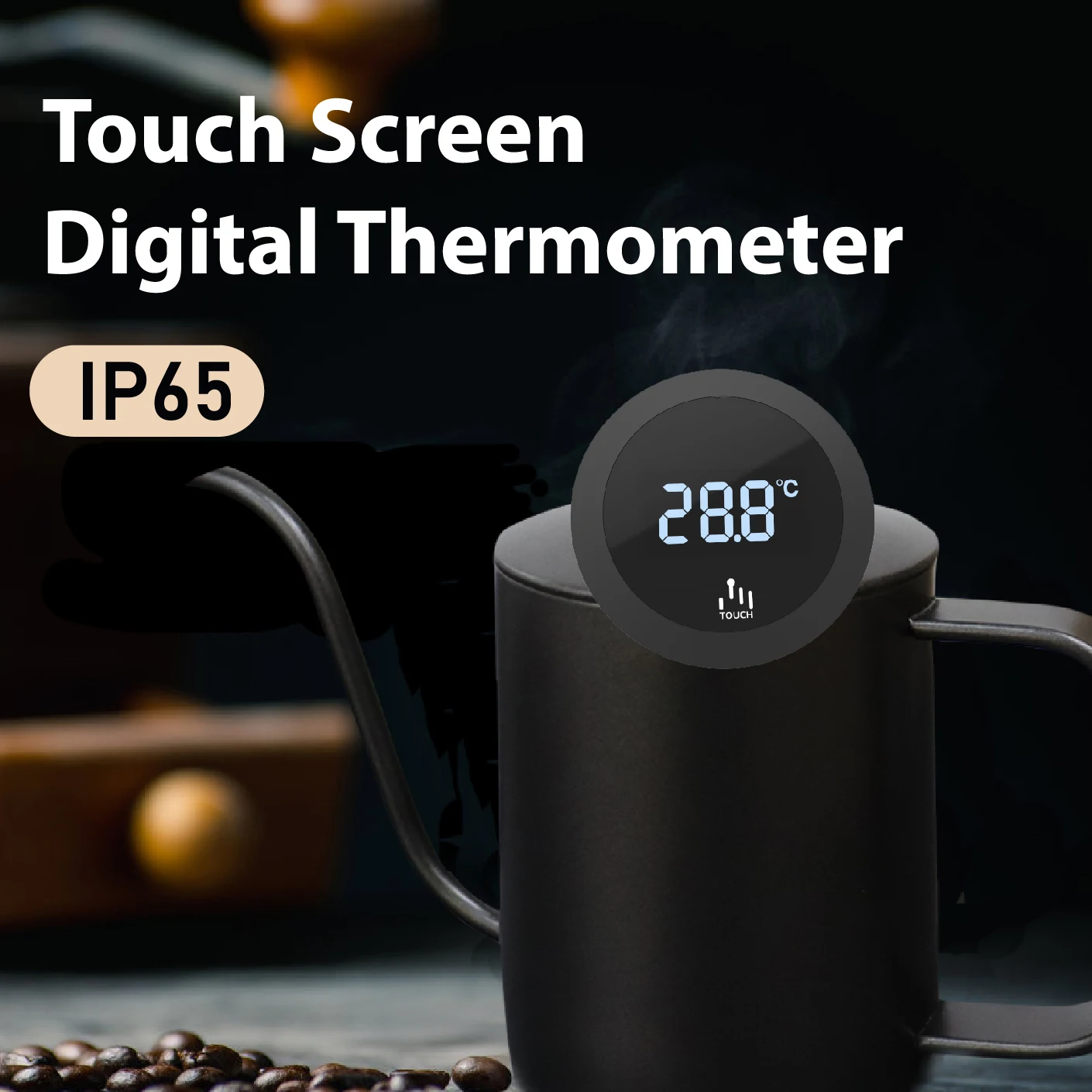 Wireless digital kitchen probe for barbecue, electronic kitchen probe, water, milk, meat, coffee 6