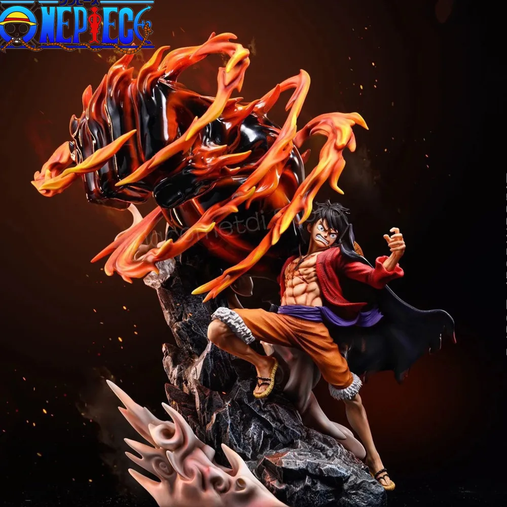 

1/8 30Cm Gk Th Studio One Piece Nightmare Monkey D. Luffy Anime Action Figure Limited Edition Model Garage Kit Statue Toys Gift